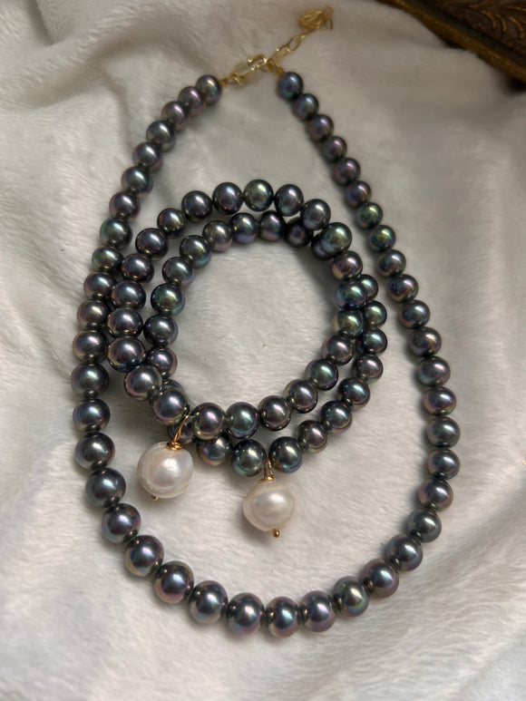 Crystal pearls set