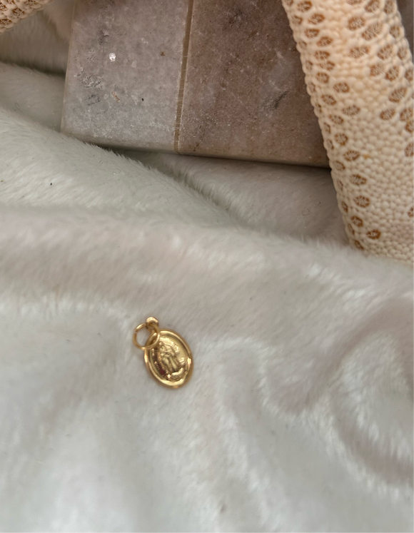 Tiny Guadalupe charm