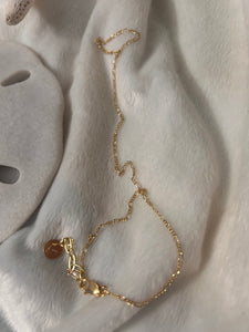 Dainty figaro hand chain