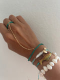 Stick aqua bracelet