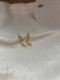 Zirconia waterfall earrings
