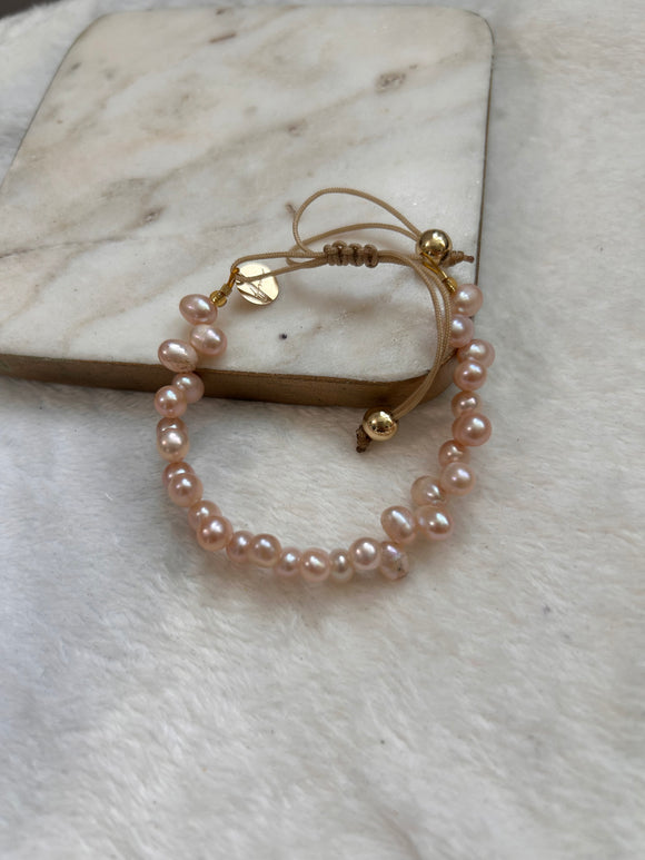 Pink OofK freshwater bracelet