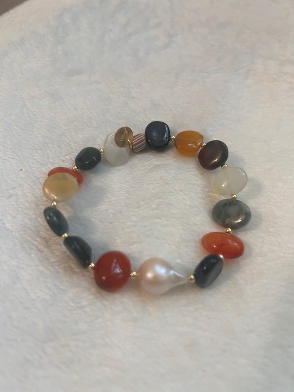 Stones elastic bracelets