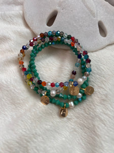 Shiny crystals bracelets