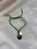 Pearly green bracelet