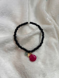 Pink stone bracelet