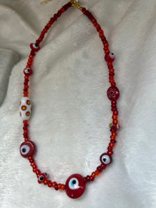 Ook red necklace