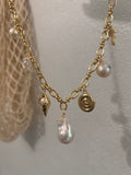 Baroque charm necklace