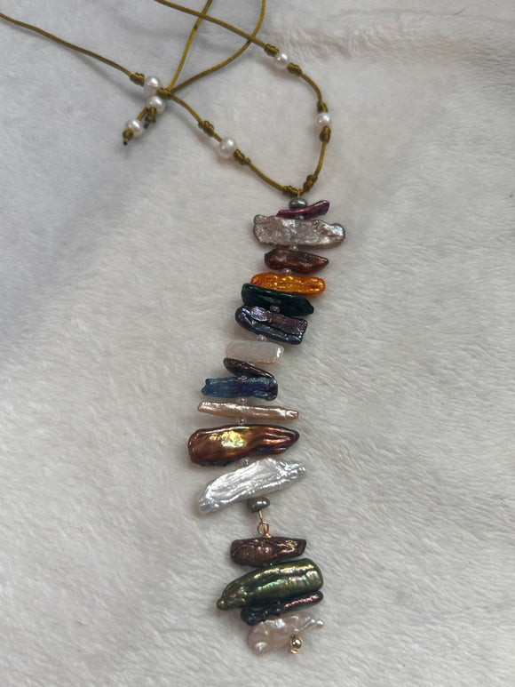 OofK Keshi sticks necklace