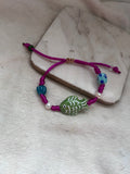 Pink adjustable bracelet