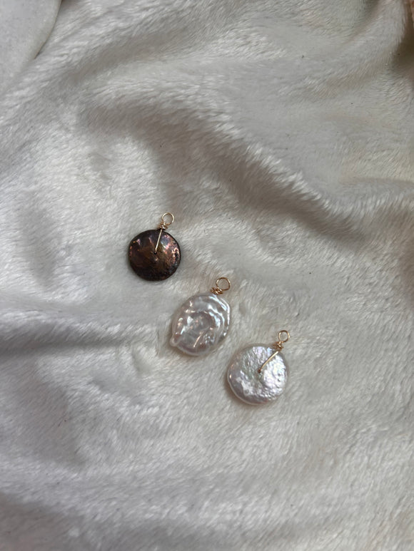 Coins freshwater charms
