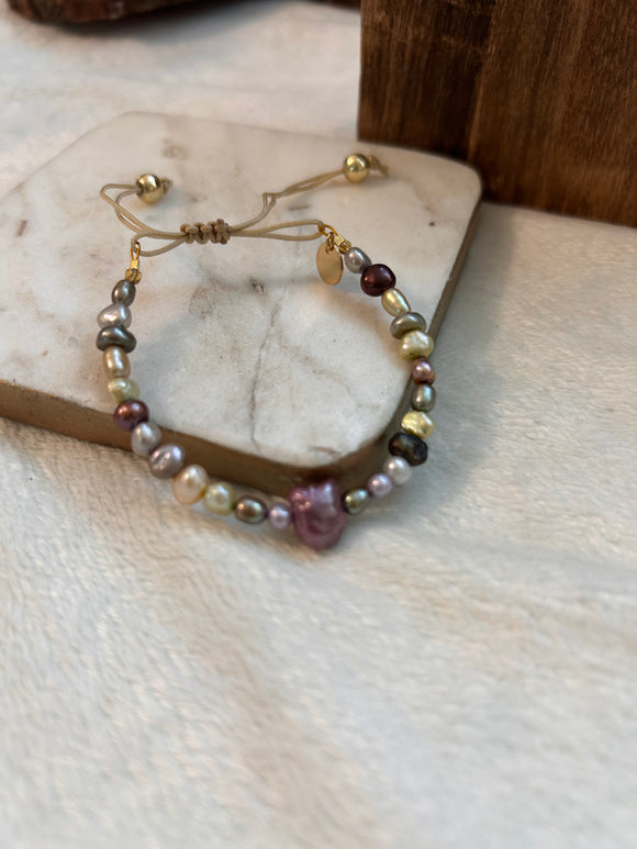 Oofk freshwater adjustable bracelet