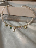 Charm pearly necklace