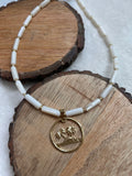 Mother of pearl choker