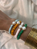 Shell beads bracelets