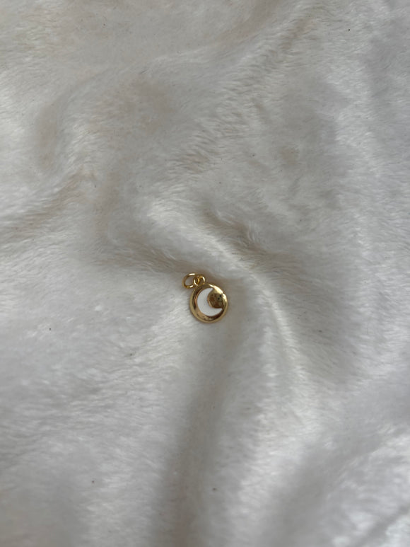 Moon medal charm