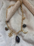 Baroque charm necklace