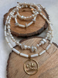 Mother of pearl choker