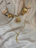Shiny moon necklace