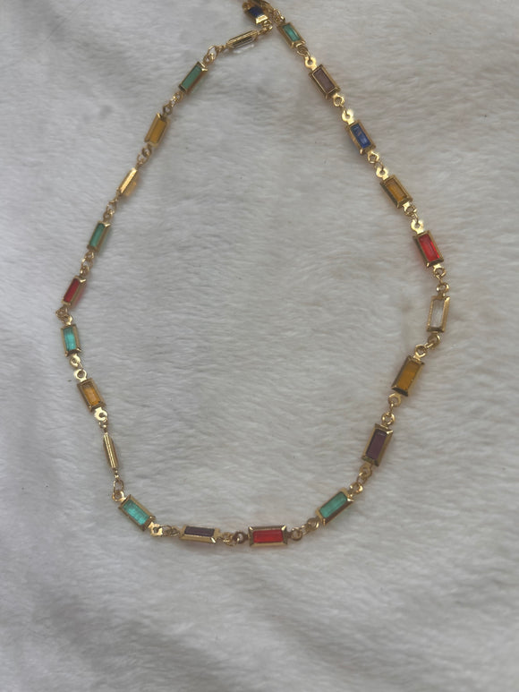 Crystal squares chain