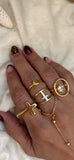 Chunky cross ring