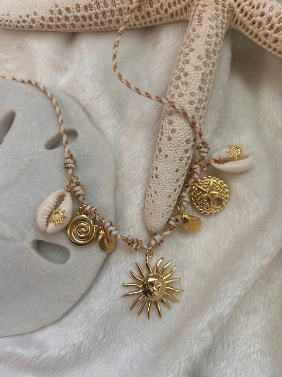 Soleil charm necklace