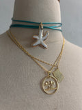 Wraparound starfish necklace