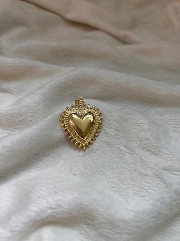 Chunky heart charm