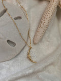 Shiny moon necklace
