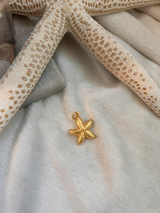 Golden Starfish charm