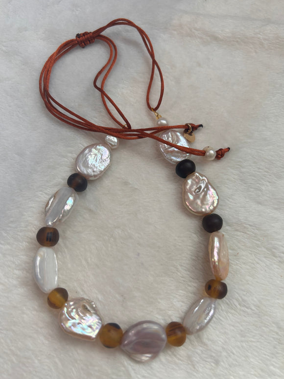 Coin pearls OofK choker