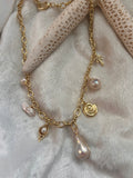 Baroque charm necklace