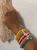 Dainty figaro hand chain