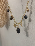Baroque charm necklace