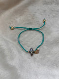 Turquoise pearly bracelet