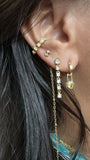 Sun cuff earring