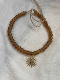 Autumn sun necklace