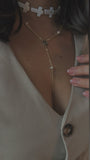 Holly lariat necklace