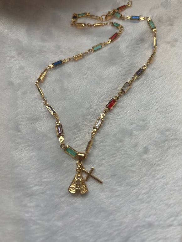 Fatima colors necklace