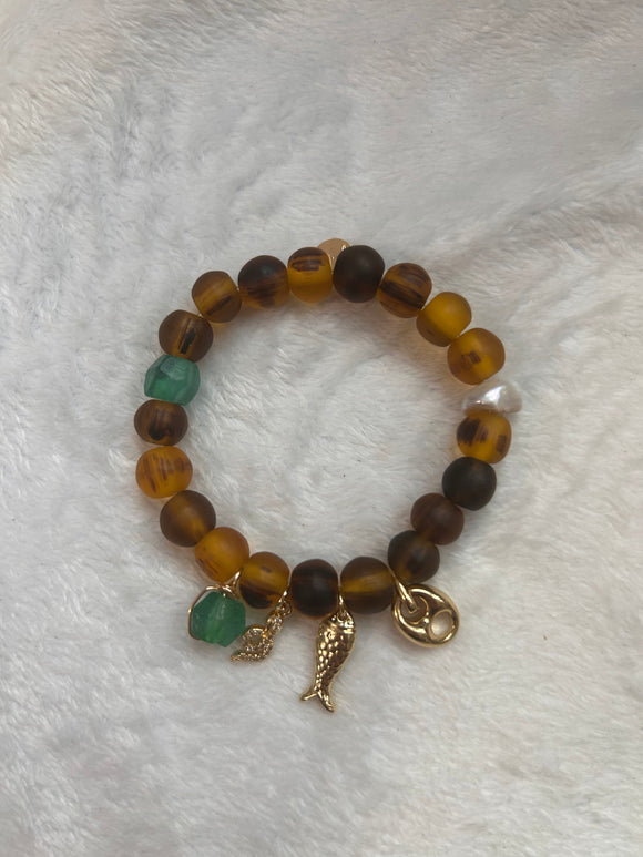 Autumn charm bracelet