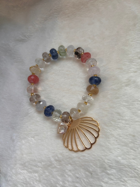 Rondelle stones bracelets