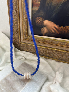 Ook Pearls blue necklace