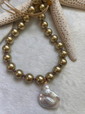 Crystal pearls necklace 4