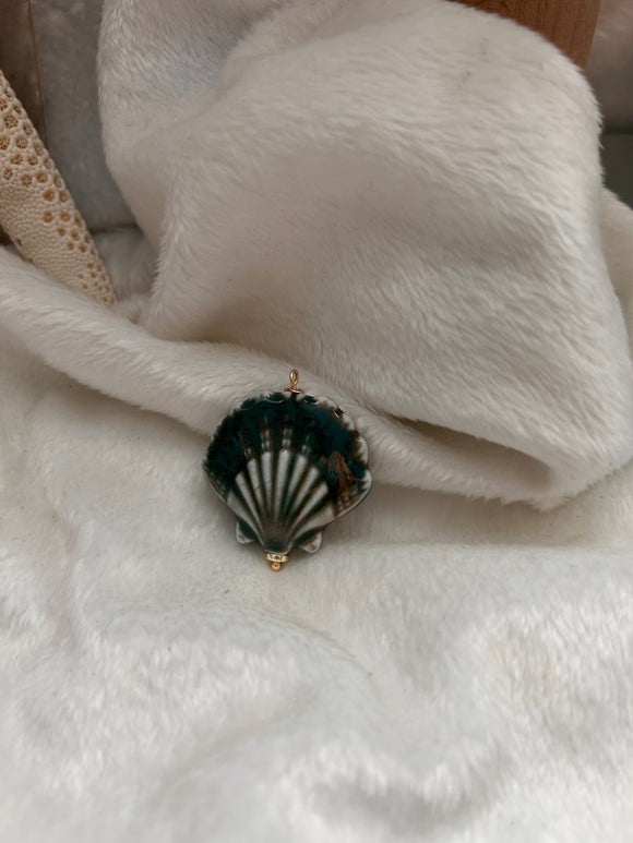 Porcelain green charm