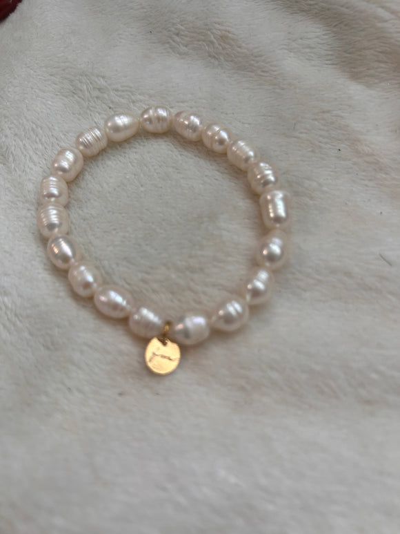 Freshwater pearls bracelet 7mm