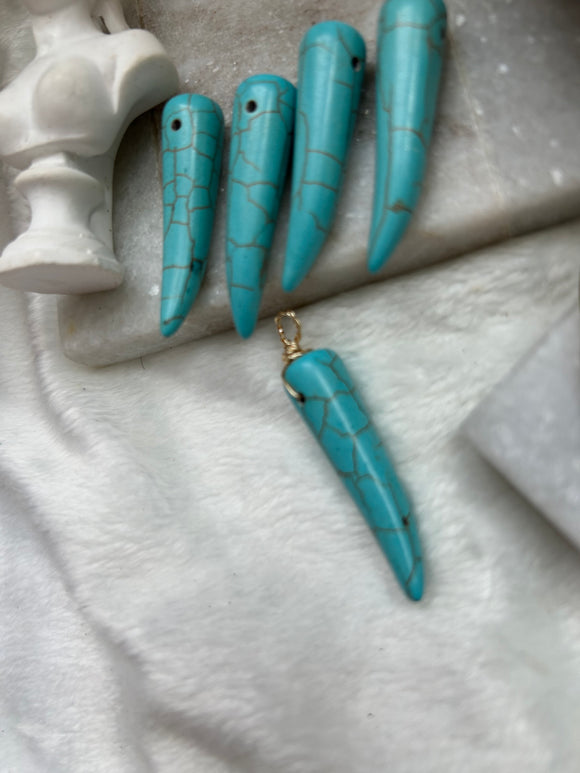 Turquoise horn