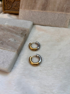 Doble tone earrings