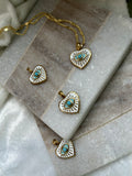 Eye heart charm