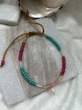Peña blanca anklets