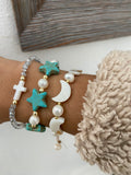 Turquoise star bracelets